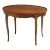 Antique French Walnut Coffee Cocktail Table Cabriole Leg Hoof Feet For Sale