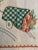 Vintage Linen Tea Towels Set: 1950s Appliqué Veggie Carts, Hand Embroidered - a Pair For Sale - Image 4 of 9