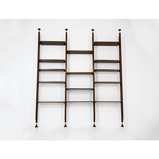 Mid-Century Modern Wall Unit by Leonardo Fiori for Isa Bergamo, 1960s For Sale - Image 3 of 11