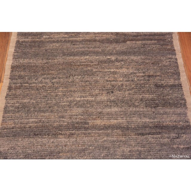 Nazmiyal Collection Modern Hallway Runner Rug For Sale - Image 4 of 5