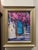 Wood 2022 Oil Post-Impressionist Jose Trujillo Original Flowered Doorway, Framed For Sale - Image 7 of 8