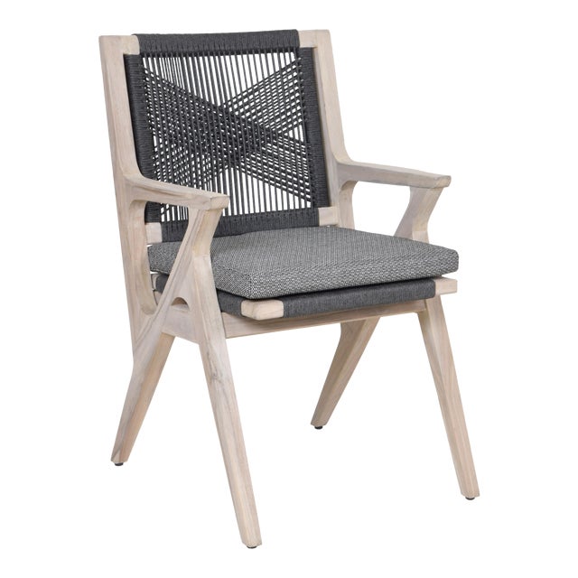 Bellevue Outdoor Teak Dining Chair For Sale