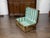 French French 1930s Lavolaille Pine Trunk with Maker's Label and Monogram For Sale - Image 3 of 12