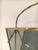 Maison Baguès 1940s Brass and faux bamboo magazine rack with tinted glass panels on each side. French For Sale - Image 4 of 10