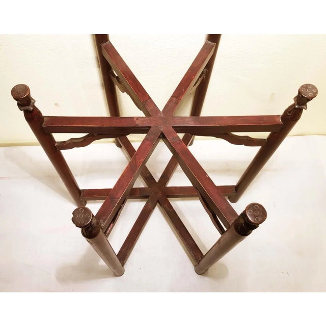 Brown Antique Chinese Wash Stand, Circa Early of 19th Century For Sale - Image 8 of 11