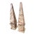 Pair of Vintage Faux-Marbled Hand-Painted Wood Obelisks For Sale
