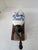 Charming Vintage Wall Mounted Manual Delft Blue Coffee Grinder for Your Country Kitchen For Sale - Image 4 of 9
