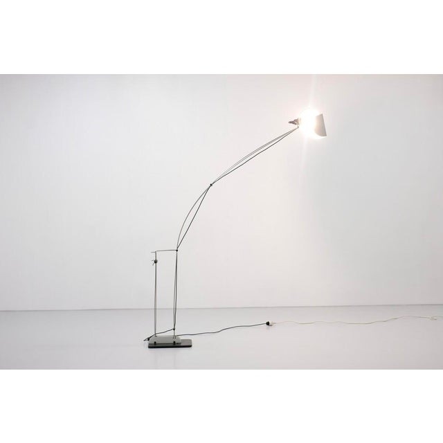 Arched Floor Lamp by Pas Durbino & Lomazzi for Guzzini, 1970s For Sale - Image 12 of 12