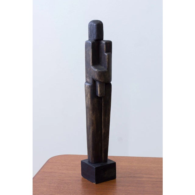 Swedish Modernist Wood Sculpture For Sale - Image 9 of 9