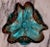Aqua Mid Century Murano Art Glass Shell Bowl For Sale - Image 8 of 13