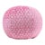 The House Of Scalamandré Petal Velvet Circle Pillow In Pinks For Sale