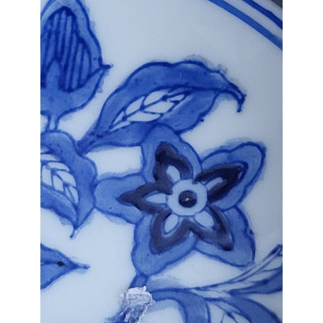 Metal 1980s Japanese Porcelain in Pewter Bowl For Sale - Image 7 of 12