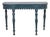 Small English Bow End Console Table For Sale