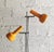 Mid-Century German Floor Lamp in Yellow and Chrome, 1970s For Sale - Image 4 of 9