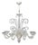Modern Murano Glass Eight-Branch Chandelier For Sale