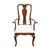 Queen Anne Ethan Allen Georgian Court Collection Traditional Queen Anne Style Splat Back Dining Arm Chair 11-6400a For Sale - Image 3 of 11