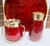 Mid 20th Century Aldo Tura Bar Set Lacquered Goat Skin -Set of 4 For Sale - Image 5 of 12