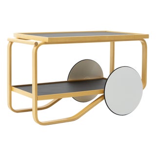 901 Serving Trolley by Alvar Aalto for Artek, Finland, 2000s For Sale
