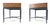 Pair of Kittinger Faux Bamboo Tapered Horn Shape Legs One Drawer End Tables MINT For Sale - Image 15 of 18