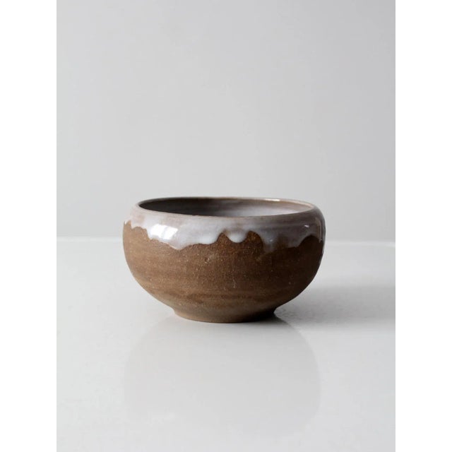 Contemporary Vintage Studio Pottery Bowl For Sale - Image 3 of 10