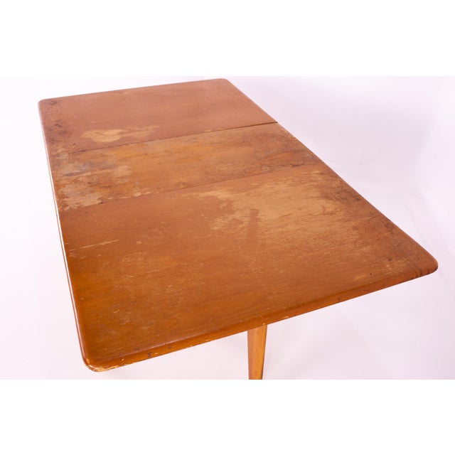 Heywood-Wakefield Mid Century Gate Leg Drop Leaf Dining ...