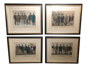 Mens Fashion Original Prints - Set of 4