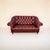 Sofa in Fan Leather For Sale - Image 4 of 10