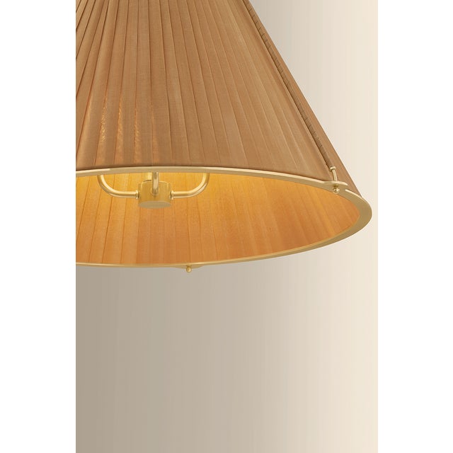 Hudson Valley Lighting Hudson Valley Lighting Sunside 26 in. 4 Light Pendant in Aged Brass Finish For Sale - Image 4 of 8