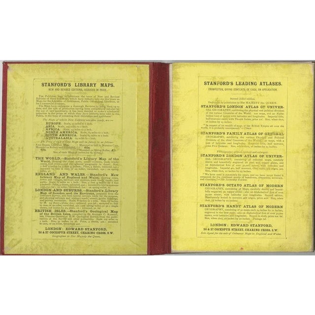 Antique Map of the North-West Frontier by Stanford, 1895 For Sale - Image 4 of 5