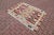 1970s Southwestern Style Geometric Turkish Kilim Rug Size: 4.1 x 5.6 ft (125 X 172 cm) 49 x 68 inches Color: Cream,...