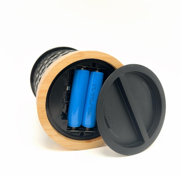 Stargaze Cordless LED Outdoor Table Lamp with Dimmer, Built-in Rechargeable Battery, 3-Level Brightness with Dual Power Source, White For Sale In Charleston - Image 6 of 8