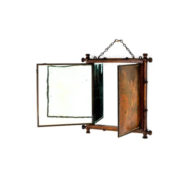 19th Century Chinoiserie Triptych Mirror For Sale - Image 15 of 15