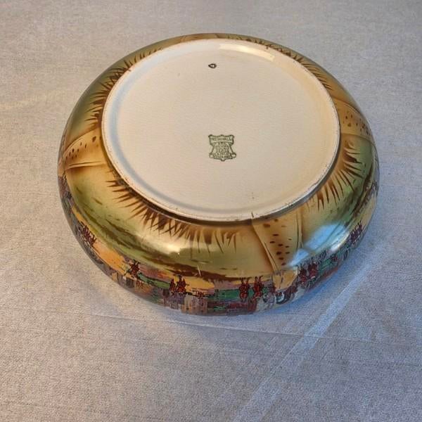 Curated 1930s Newhall Hanley "Tower of London" Ironstone Centerpiece For Sale - Image 6 of 16