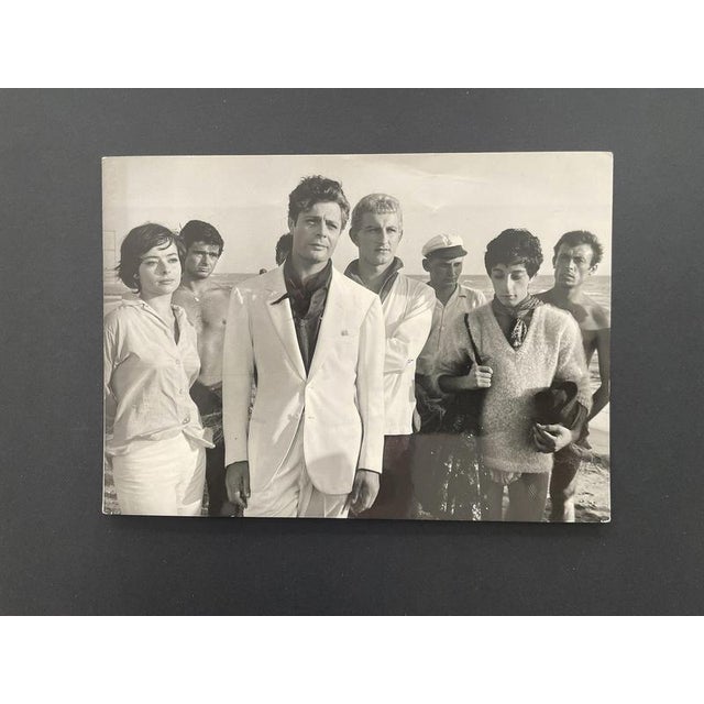 Pierluigi Photography Agency Marcello Mastroianni in Federico Fellini's "La Dolce Vita." Weekblad TV Amsterdam, . Vintage...