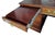 Vintage Solid Cherry Double Pedestal Executive Desk by Stickley For Sale - Image 11 of 14