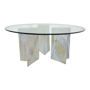 Mid 20th Century Attrbuted to Eric O'Leary Japanese Ceramic Base Coffee Table