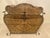 Vintage Woven Rattan Bombay Storage Chest With Lid Wrought Iron Scroll Feet, Handles, and Latch. For Sale - Image 17 of 17