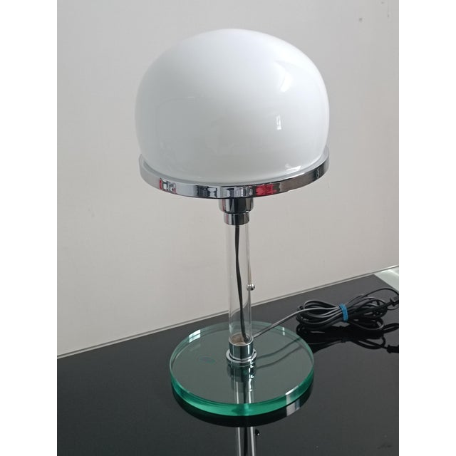 Exquisite Bauhaus Valentino lamp by Metalarte. Spain, 1976. A very rare piece from this fabulous manufacturer. Originally...