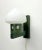 Wood Mid-Century Modern Swedish Wall Lamp in Wood and Opaline, 1960s For Sale - Image 7 of 8