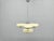 Bauhaus Chandelier Czechoslovakia 1930s Milk Glass Chrome Pendant (high-performance): Authentic Bauhaus chandelier from...