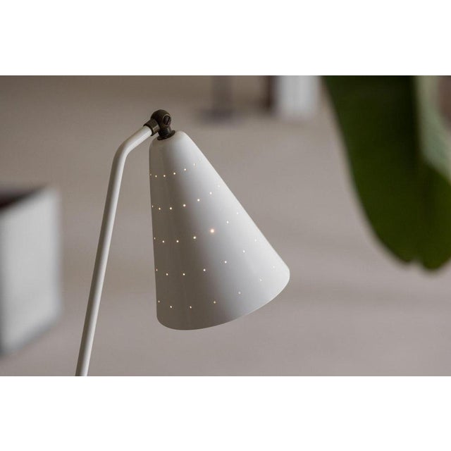 Gold Grasshopper Lamp from Svend Aage Holm-Sorensen, Denmark, 1950s For Sale - Image 8 of 17