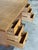In Style of Henning Kjærnulf Oak Executive Desk With 6 Drawers Open Bookshelf Denmark Mid-Century Modern 1960s For Sale - Image 12 of 13