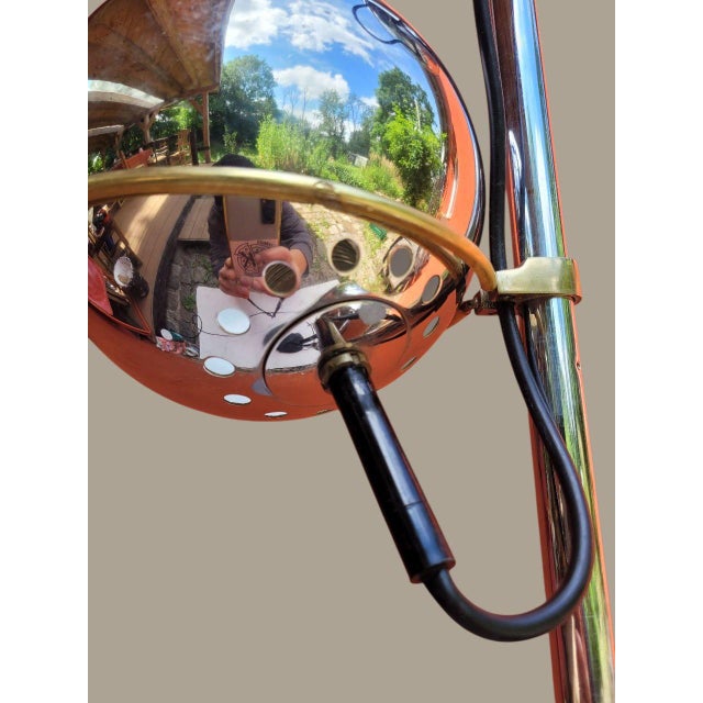 Space Age Eyeball Floor Lamp in Chrome, 1970s For Sale - Image 13 of 18