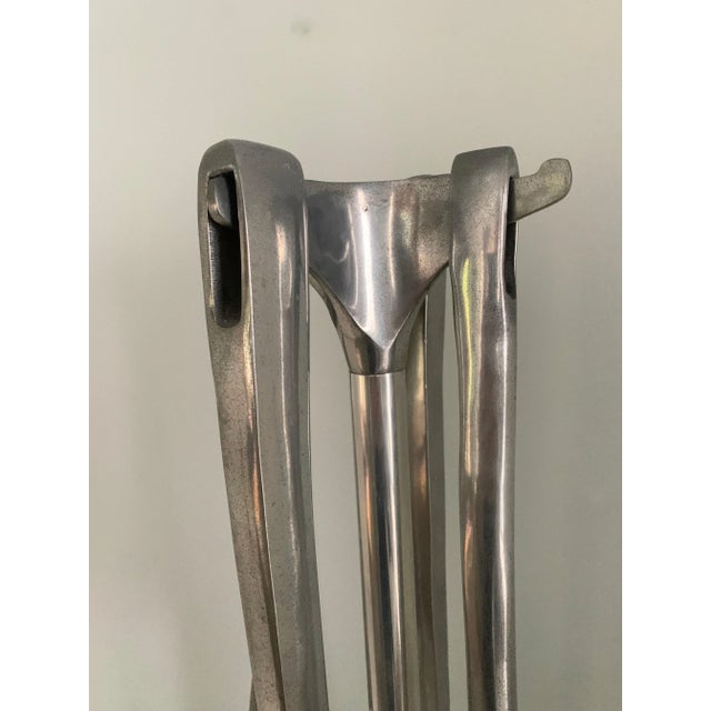 Cast Aluminum Fuego Fireplace Tools - 5 Pieces For Sale - Image 9 of 13