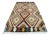 Mid 20th Century Turkish Diamond Kilim Rug-5’7’x9’1" For Sale