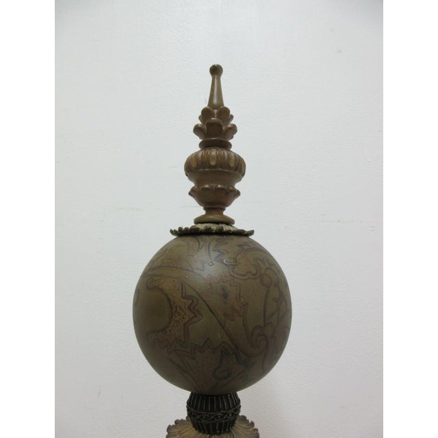 Plastic 1990s John Richards French Empire Spire Lightning Rod Sculpture Decor For Sale - Image 7 of 9