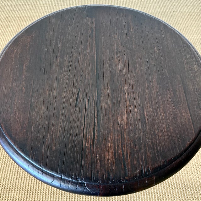 Morgan Table - Walnut Finish 25.5"d For Sale - Image 9 of 9