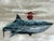 Eduardo Talledos Corazon De Tiburon Surrealist Painting, Signed For Sale - Image 9 of 12