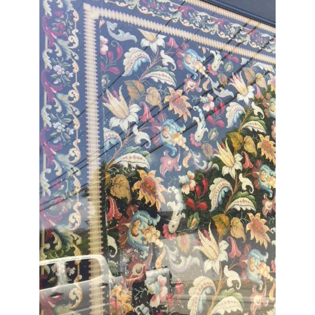 Late 19th Century 19th Century English Needlepoint, Framed For Sale - Image 5 of 13