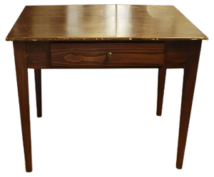 Italian Rustic Table in Fir Wood, 1880s